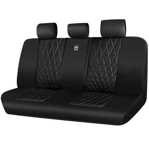 Luxury Faux Leather Waterproof Rear Bench Seat Covers