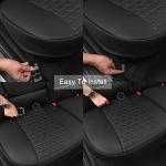 Black Panther Adjustable PU Leather Car Seat Cover