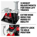 Heavy Duty 3 Ton Bottle Jack & Stand