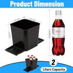 HAUSSIMPLE Car Trash Can with Free Stability Flaps