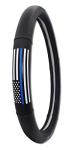 Thin Blue Line Premium Steering Wheel Cover for SUVs