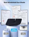 Custom-Fit Tahoe Windshield Sun Shade Umbrella