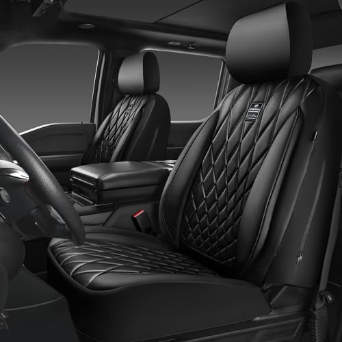 Luxury PU Leather Waterproof Front Seat Covers
