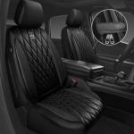 Luxury PU Leather Waterproof Front Seat Covers