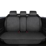 Luxury Breathable Rear Bench Seat Cover - Black