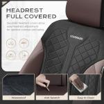 Luxury Leather Seat Covers for 5-Seater Cars