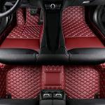 Custom Luxury Leather Floor Mats for Sedans and SUVs