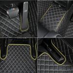 Custom Luxury Leather Floor Mats for Sedans and SUVs