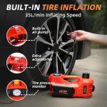 Electric Car Jack Kit with Air Pump and Wrench