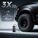 High-Speed Tire Inflator for Cars and SUVs