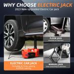 Electric Car Jack Kit with Air Pump and Wrench