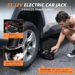 5 Ton Electric Car Jack Kit with Impact Wrench
