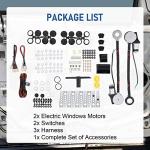 JDMSPEED Electric Power Window Lift Regulator Kit