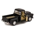 1955 Black Chevy Stepside Die Cast Toy Truck