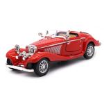 Diecast Metal Antique Classic Car Model - Red