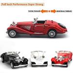Diecast Metal Antique Classic Car Model - Red