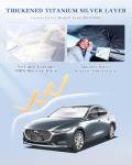 Mazda 3 Windshield Sunshade with Carry Bag