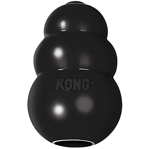 KONG - Extreme Dog Toy - Toughest Natural Rubber, Black - Fun to Chew, Chase and Fetch - for Large Dogs by KONG