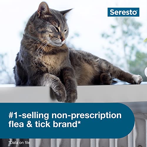 Seresto Flea and Tick Collar for Cats, 8-month Flea and Tick Collar for Cats by Bayer