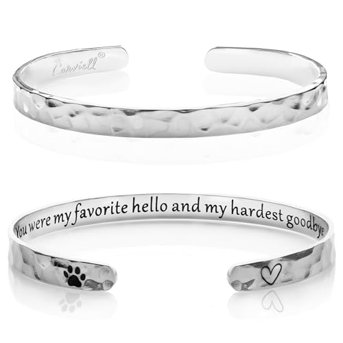 Pet Memorial Bracelet for Loss of Dog, Cat