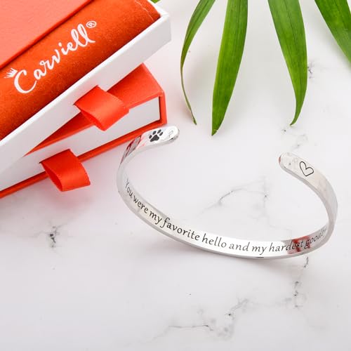 Pet Memorial Bracelet for Loss of Dog, Cat