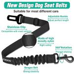 Adjustable Heavy-Duty Dog Seat Belt 24-31 Inches