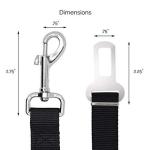Adjustable Dog Seat Belt Tether for Car 2-Pack