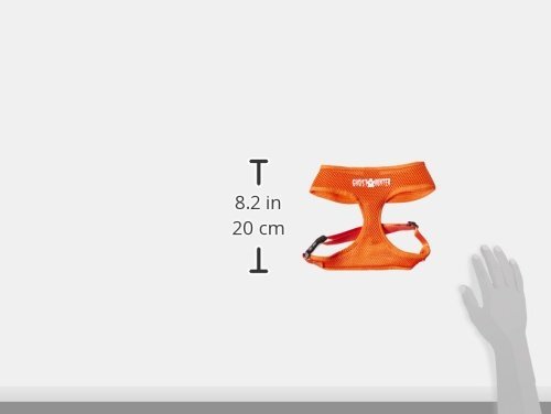 Mirage Pet Products Ghost Hunter Design Soft Mesh Dog Harnesses, Large, Orange by Mirage Pet Products