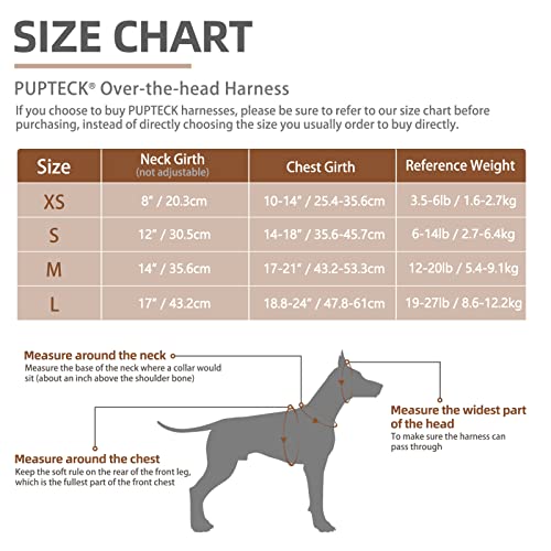 PUPTECK Soft Mesh Dog Harness Pet Puppy Comfort Padded Vest No Pull Harnesses by PUPTECK