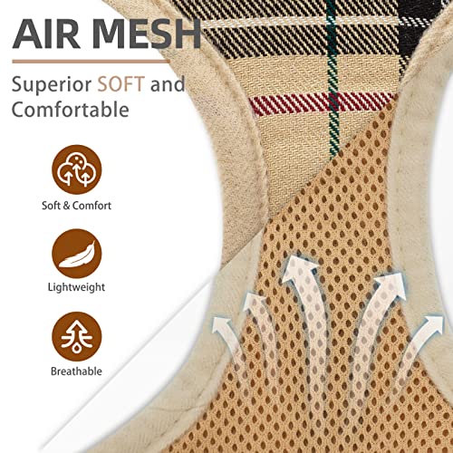 PUPTECK Soft Mesh Dog Harness Pet Puppy Comfort Padded Vest No Pull Harnesses by PUPTECK