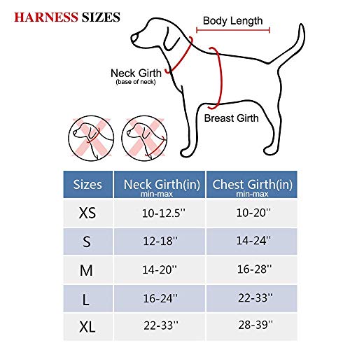 PoyPet No Pull Dog Harness, No Choke Front Lead Dog Reflective Harness, Adjustable Soft Padded Pet Vest with Easy Control Handle for Small to Large Dogs(Pink, Medium) from PoyPet