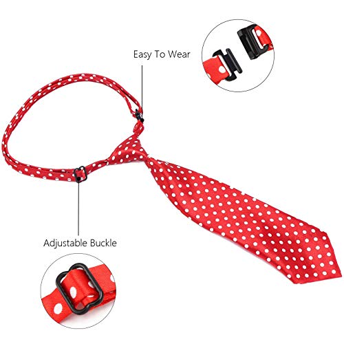 Segarty Dog Neck Ties, 30 PCS Dog Neckties, Adjustable Dog Ties and Bows for Medium Large Dog, Bulk Pet Bow Ties Collar Dog Grooming Accessories for Male Boy Dogs Holiday Birthday Wedding Costumes from Segarty
