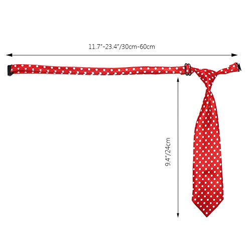 Segarty Dog Neck Ties, 30 PCS Dog Neckties, Adjustable Dog Ties and Bows for Medium Large Dog, Bulk Pet Bow Ties Collar Dog Grooming Accessories for Male Boy Dogs Holiday Birthday Wedding Costumes from Segarty