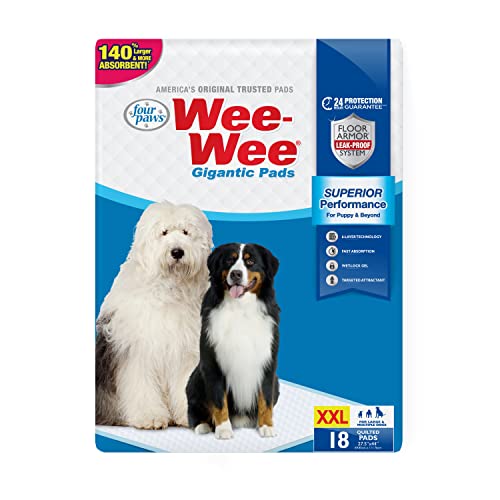 Gigantic Dog Pee Pads for Potty Training - 18 Count