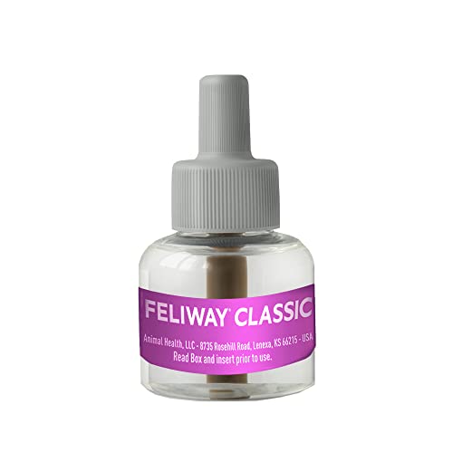 Feliway Classic Calming Diffuser Refill (1 Pack, 48 ml) | Reduce Problem, Scratching, Spraying, and Fighting | Constant Calm & Comfort At Home from Central Garden & Pet