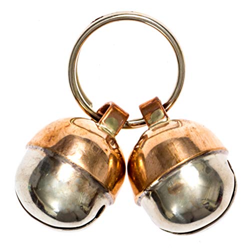 2 Extra Loud Cat & Dog Bells | Pet Tracker | Save Birds & Wildlife | Luxury Handmade Copper | Beau's Bells (Small) from Beau's