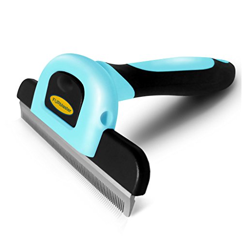 DakPets Pet Grooming Brush Effectively Reduces Shedding by up to 95% Professional Deshedding Tool for Dogs and Cats from DakPets