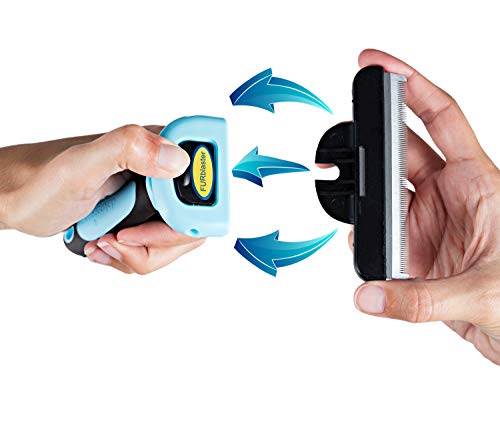 DakPets Pet Grooming Brush Effectively Reduces Shedding by up to 95% Professional Deshedding Tool for Dogs and Cats from DakPets