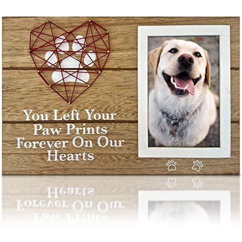 Pet Memorial Heart Design Picture Frame - 4x6