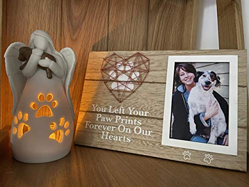 Pet Memorial Heart Design Picture Frame - 4x6