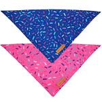 Realeaf Reversible Dog Birthday Bandanas 2 Pack