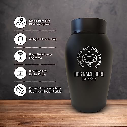 Pet Memorial Engraved Urn - Forever My Best Friend