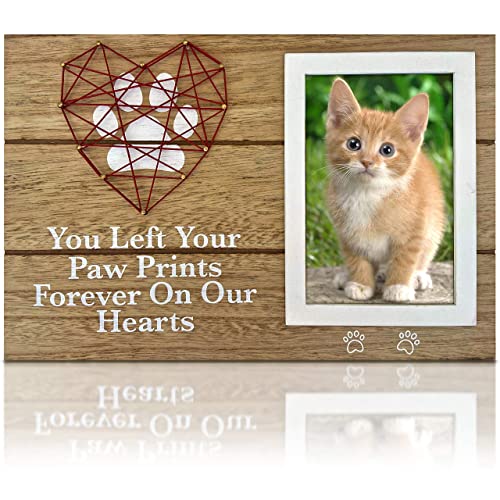 Pet Memorial Heart Design Picture Frame - 4x6