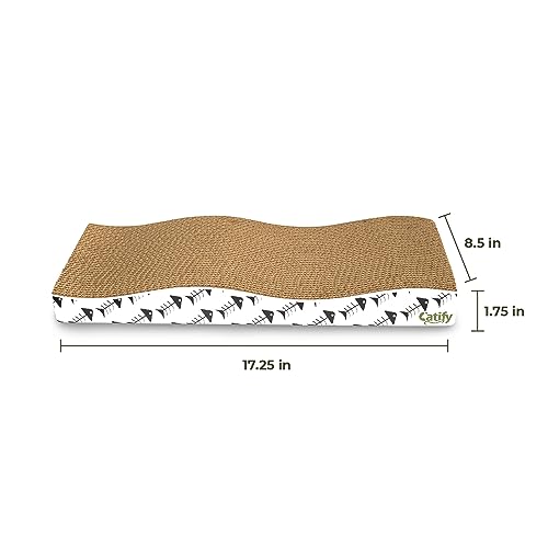2-Pack Reversible Corrugated Cat Scratcher - Ultimate Playtime