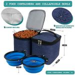 Dog Travel Backpack and Food Carrier Set