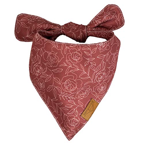 Remy+Roo Dog Bandanas - Rubi Set | Premium Fabric | Unique Shape | Adjustable Fit | Multiple Sizes