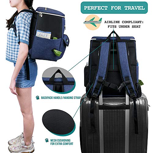 PetAmi Dog Travel Bag Backpack, Airline Approved