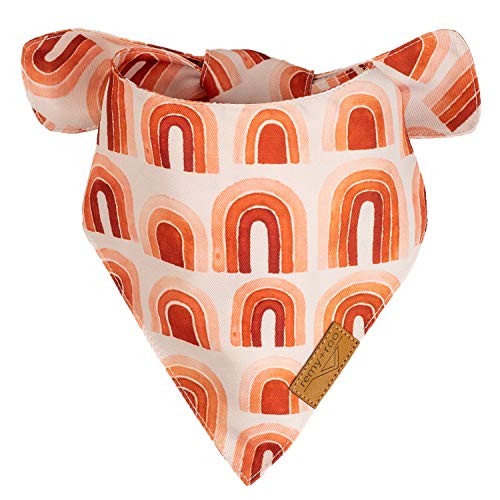 Remy+Roo Dog Bandanas - Rubi Set | Premium Fabric | Unique Shape | Adjustable Fit | Multiple Sizes