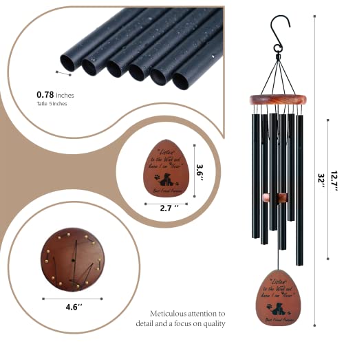 Dog Sympathy Wind Chimes - Pet Memorial Gifts