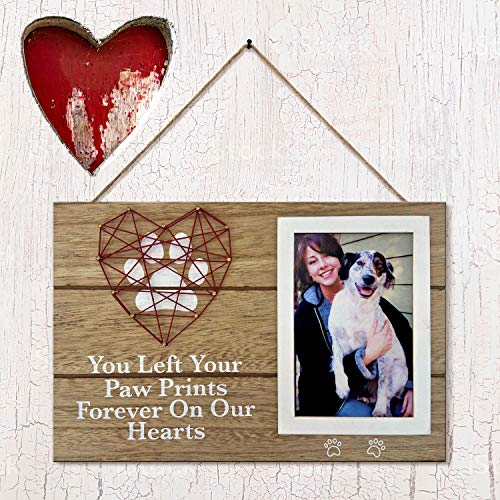 Pet Memorial Heart Design Picture Frame - 4x6